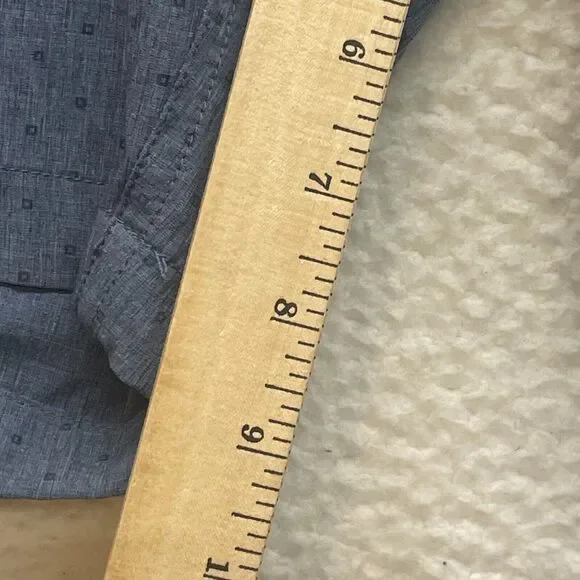 FootJoy Shorts Mens 38 Blue Dotted Golf Preppy Chino Performance FJ Flat Front - Picture 11 of 12